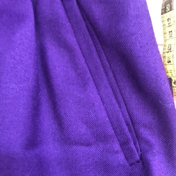 Louben long skirt 100% wool vintage size 8 - Picture 8 of 13